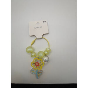 ✨5/$25✨ MINISO Hair Accessory Yellow Blue Flower Charm